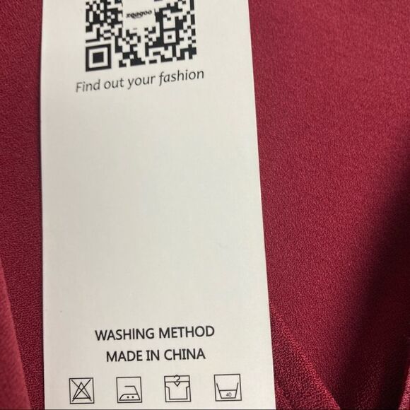 ZEAGOO Women’s Red ( Maroon) Dress, Size XXL New With Tags - Picture 9 of 12